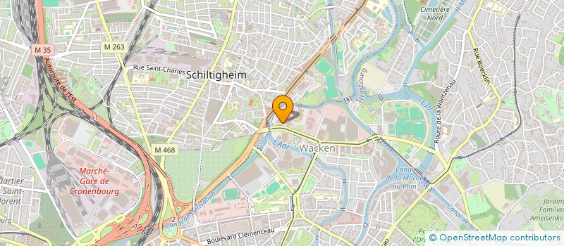 localisation de l'entreprise CREDIT MUTUEL AMENAGEMENT FONCIER à STRASBOURG