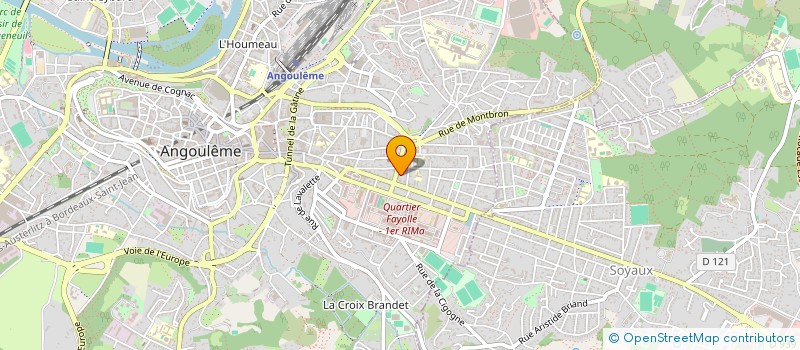localisation de l'entreprise CREDIT MUTUEL ANGOULEME VICTOR HUGO à ANGOULEME