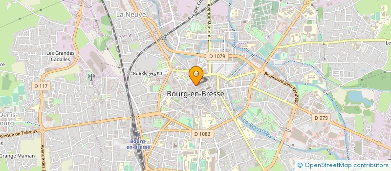 localisation de l'entreprise CREDIT MUTUEL BRESSAN à BOURG-EN-BRESSE
