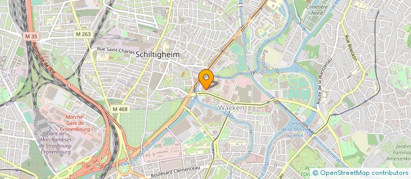 localisation de l'entreprise CREDIT MUTUEL CAUTION HABITAT à STRASBOURG