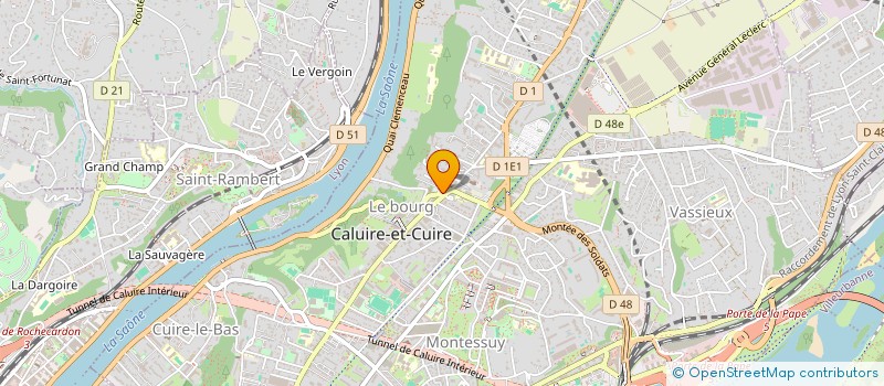 localisation de l'entreprise CREDIT MUTUEL DE CALUIRE JEAN MOULIN  CALUIRE-ET-CUIRE