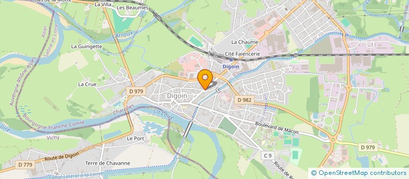 localisation de l'entreprise CREDIT MUTUEL DE DIGOIN-GUEUGNON à DIGOIN