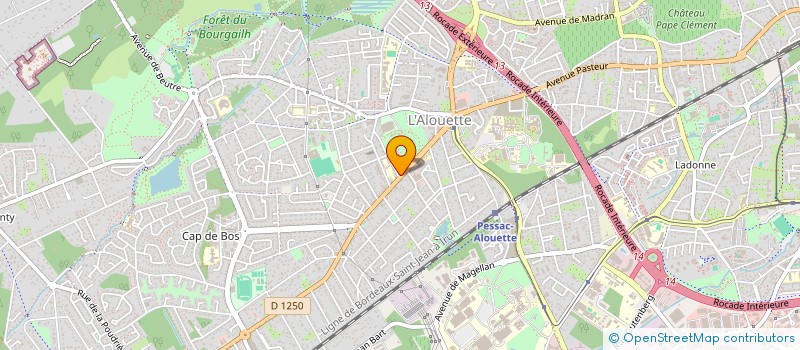 localisation de l'entreprise CREDIT MUTUEL DE PESSAC ALOUETTE  PESSAC