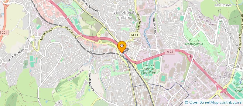 localisation de l'entreprise CREDIT MUTUEL DE ST ETIENNE LA TERRASSE  SAINT-ETIENNE