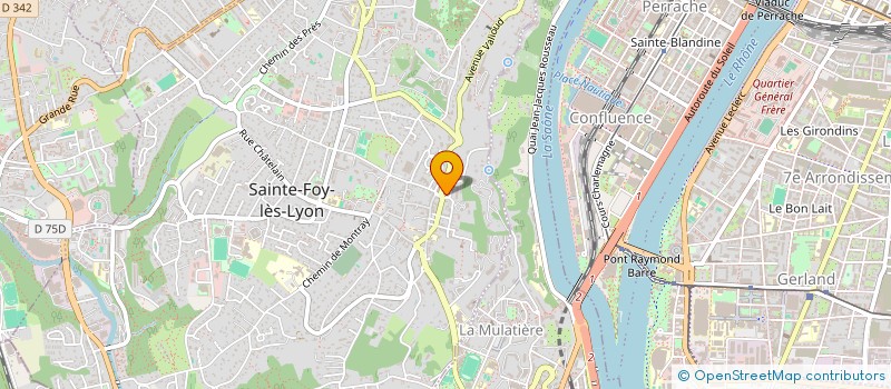 localisation de l'entreprise CREDIT MUTUEL DE STE FOY LES LYON  SAINTE-FOY-LES-LYON