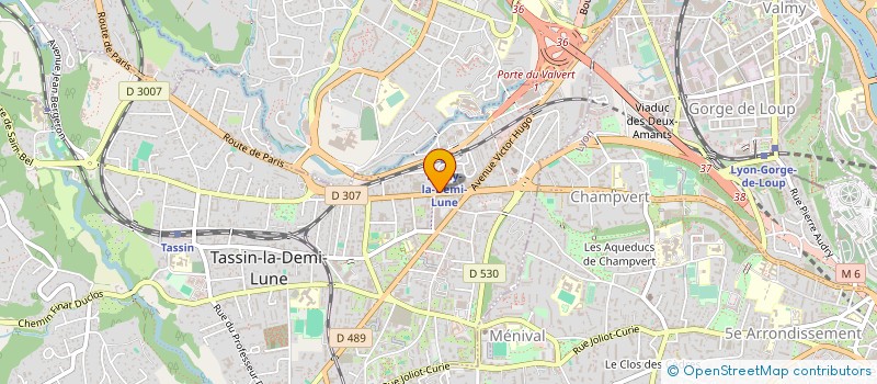 localisation de l'entreprise CREDIT MUTUEL DE TASSIN LA DEMI-LUNE  TASSIN-LA-DEMI-LUNE