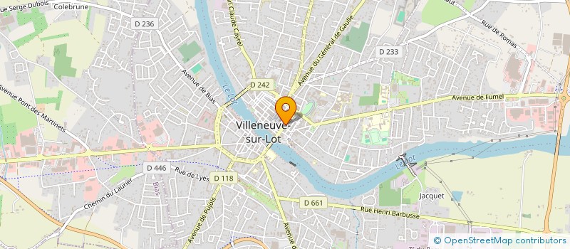 localisation de l'entreprise CREDIT MUTUEL DE VILLENEUVE SUR LOT  VILLENEUVE-SUR-LOT