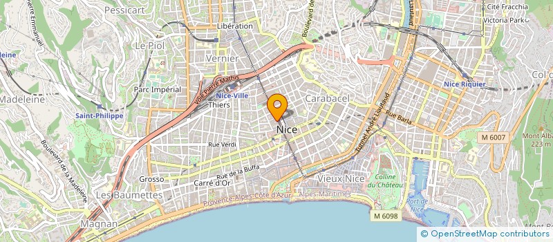 localisation de l'entreprise CREDIT MUTUEL ENSEIGNANTS DE NICE à NICE