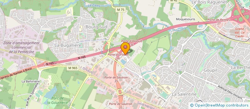 localisation de l'entreprise CREDIT MUTUEL IMMOBILIER à ORVAULT