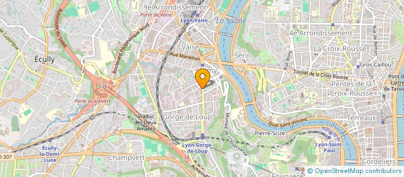 localisation de l'entreprise CREDIT MUTUEL LYON OUEST VAISE  LYON