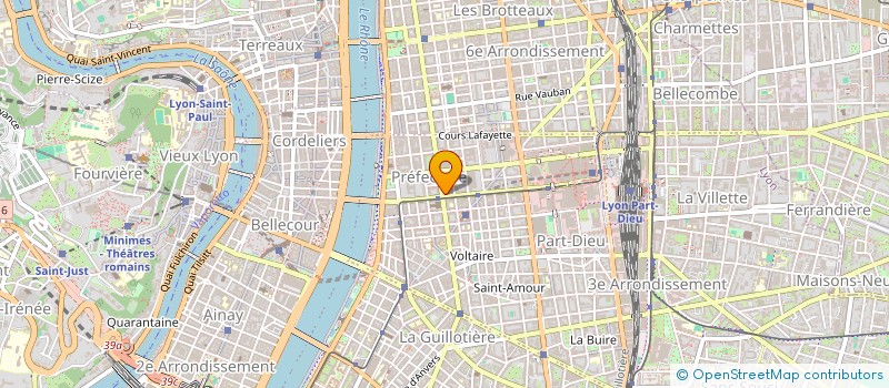 localisation de l'entreprise CREDIT MUTUEL LYON SAXE PREFECTURE  LYON