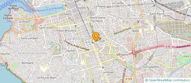localisation de l'entreprise CREDIT MUTUEL MARSEILLE CASTELLANE  MARSEILLE