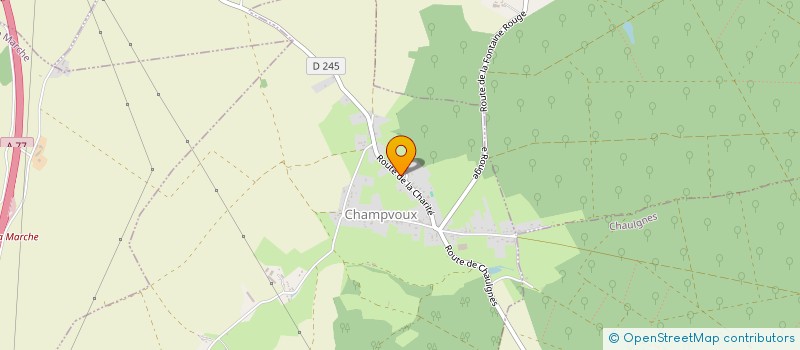 localisation de l'entreprise CREDIT PRIMO à CHAMPVOUX