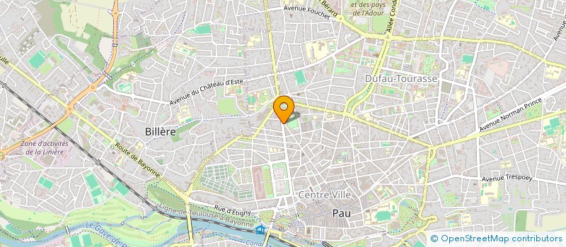 localisation de l'entreprise CREDIT SUD à PAU