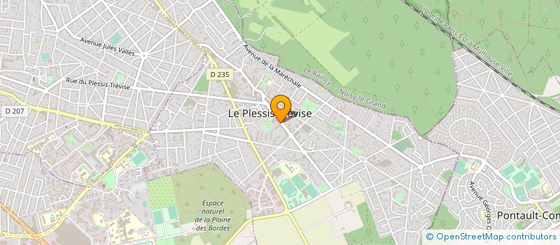 localisation de l'entreprise CREDIT TEAM SERVICES  LE PLESSIS-TREVISE