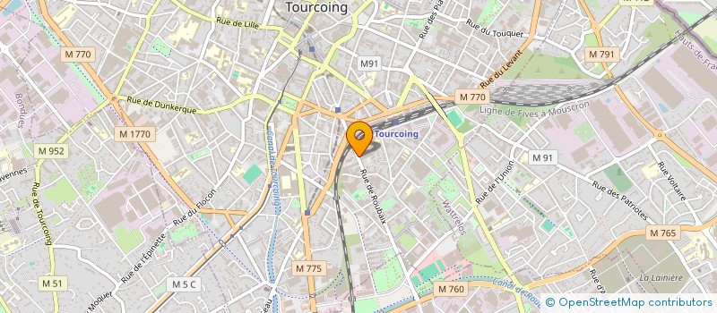 localisation de l'entreprise CREDIT TOUS PROJETS à TOURCOING
