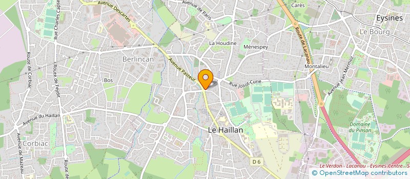 localisation de l'entreprise CREDIT UNIQUE à EYSINES