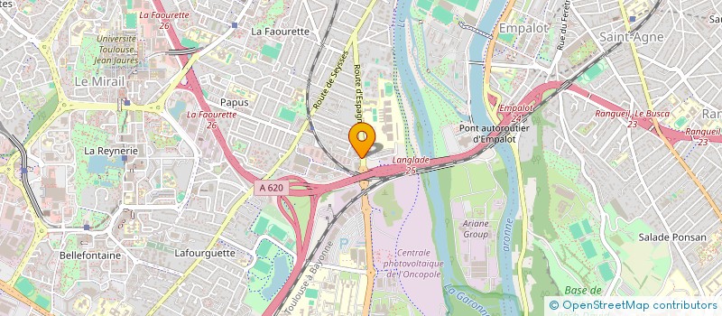 localisation de l'entreprise CREDITEA à TOULOUSE