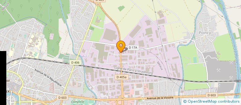 localisation de l'entreprise CREDITLIB à MEAUX