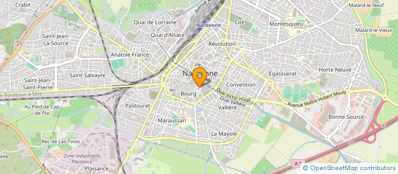 localisation de l'entreprise CREDITS CONSEILS CONSULT  NARBONNE