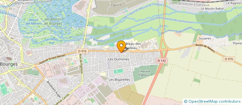localisation de l'entreprise CREDITS DU CENTRE à BOURGES