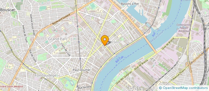 localisation de l'entreprise CREDITS ET CONSEILS FINANCIERS à BORDEAUX