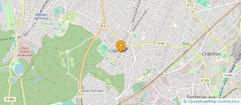 localisation de l'entreprise CREDITSCAN à CLAMART