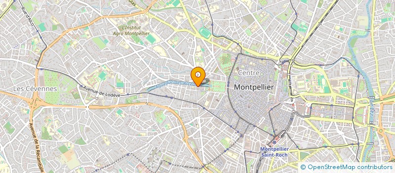 localisation de l'entreprise CREDO à MONTPELLIER