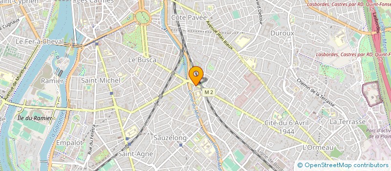 localisation de l'entreprise CREDO  TOULOUSE