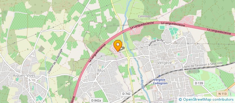 localisation de l'entreprise CREDO AVOCAT  VERGEZE