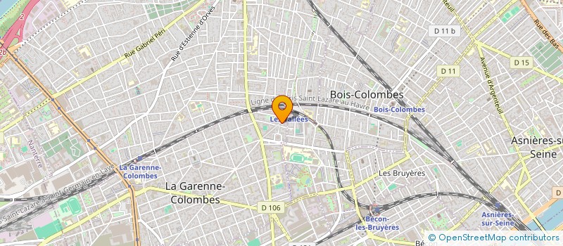 localisation de l'entreprise CREDO FRANCE à LA GARENNE-COLOMBES
