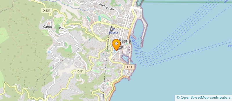 localisation de l'entreprise CREDO INVEST à BASTIA