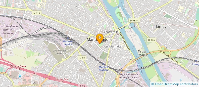 localisation de l'entreprise CREDOP CENT REGIO ETUDES HISTO à MANTES-LA-JOLIE