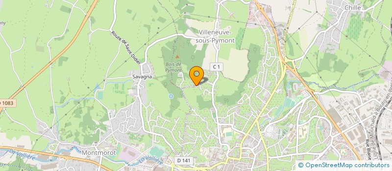 localisation de l'entreprise CREDOZ  VILLENEUVE-SOUS-PYMONT