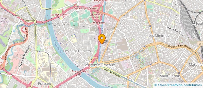 localisation de l'entreprise CREE FORM AGENCEMENT à TOULOUSE