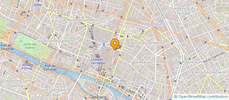 localisation de l'entreprise CREED  PARIS