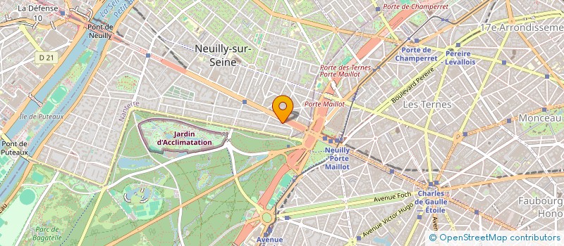 localisation de l'entreprise CREED à NEUILLY-SUR-SEINE