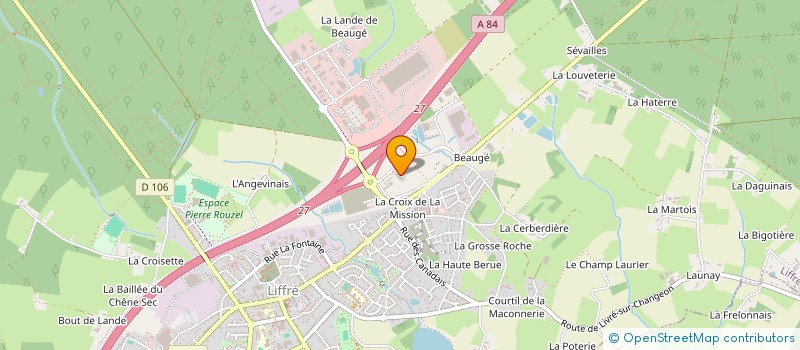 localisation de l'entreprise CREEK  LIFFRE