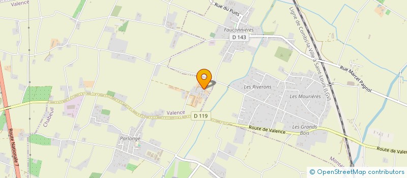 localisation de l'entreprise CREEMERS CONSULTING  VALENCE