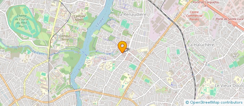 localisation de l'entreprise CREENO  NANTES