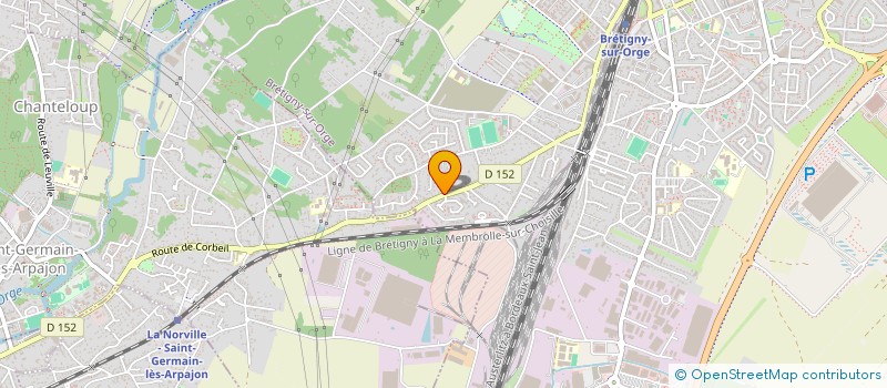 localisation de l'entreprise CREEOZ à BRETIGNY-SUR-ORGE