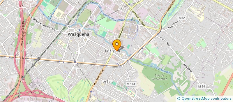 localisation de l'entreprise CREER  VILLENEUVE-D'ASCQ