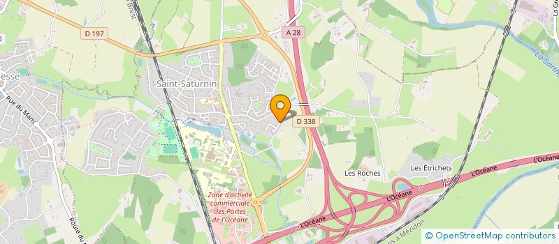 localisation de l'entreprise CREER DEMAIN à SAINT-SATURNIN