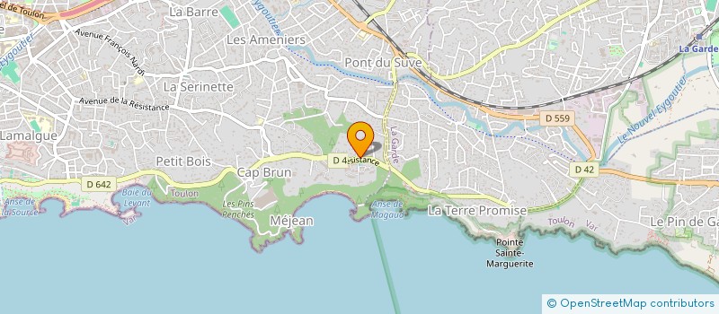 localisation de l'entreprise CREER ES PODER JUNTOS  TOULON