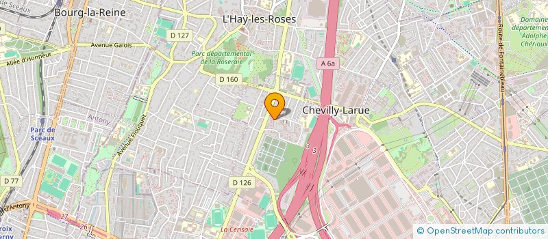 localisation de l'entreprise CREER LA VITALITE à CHEVILLY-LARUE