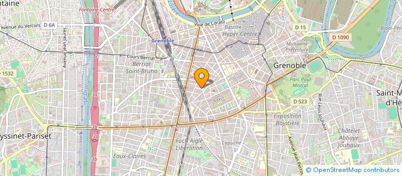 localisation de l'entreprise CREER SA VIE  GRENOBLE