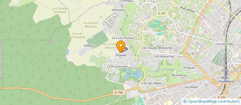 localisation de l'entreprise CREER SOLIDAIRE  BLOIS
