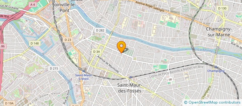 localisation de l'entreprise CREETE 1140 à SAINT-MAUR-DES-FOSSES