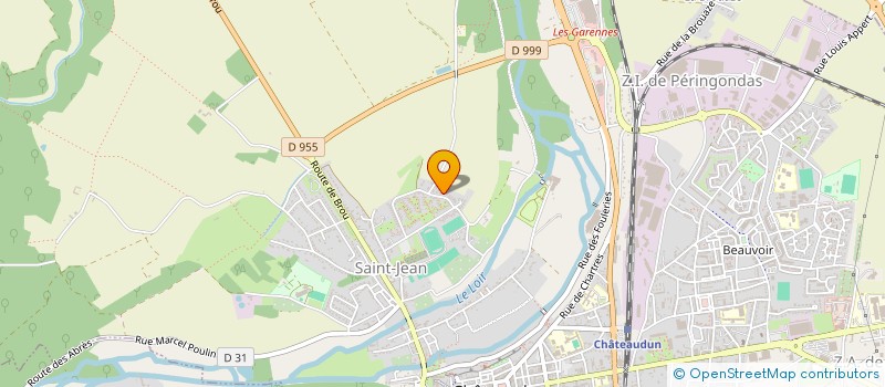 localisation de l'entreprise CREEXM à CHATEAUDUN