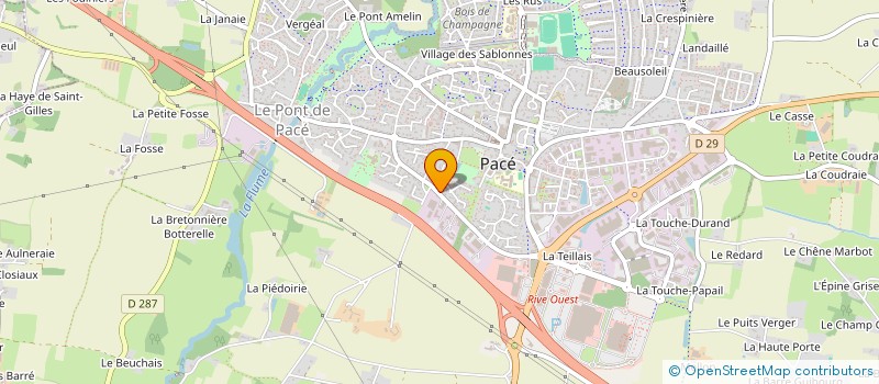 localisation de l'entreprise CREF CONCEPT à PACE